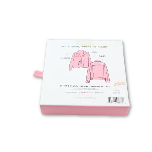 Ban.do Enamel Pin and Patch Flare 3 Piece Pack - Picture 3 of 3